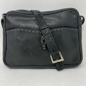 Sylvain Lefebvre Black Leather Purse Crossbody Bag *READ*